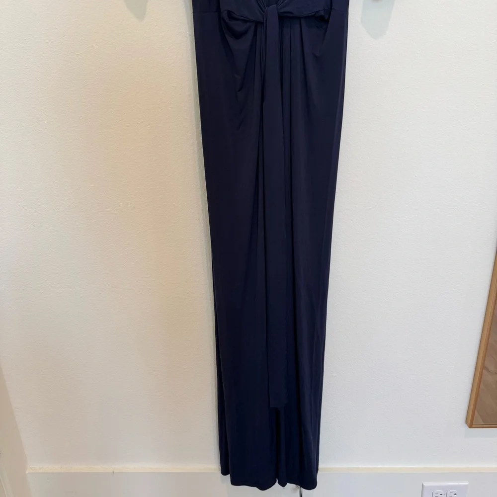 Raoul Issa Draped Stretch Jersey Formal Maxi Dress - Picture 3 of 11